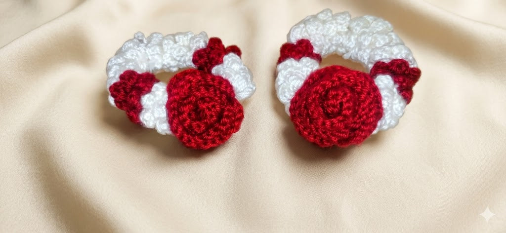 Handmade Crochet Flower Gajray.