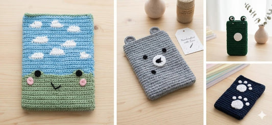 Cute Crochet Mobile Pouch & Multi-Purpose Coin Purse